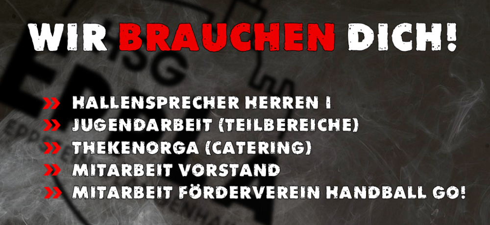 WIR brauchen DICH – Die HSG EppLa sucht Unterstützung