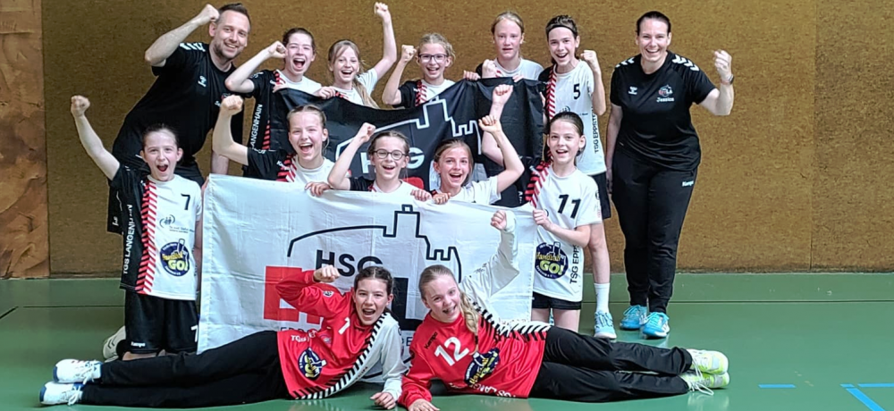 Mission completed 🚀 – weibliche D-Jugend zieht souverän in die Bezirksoberliga ein