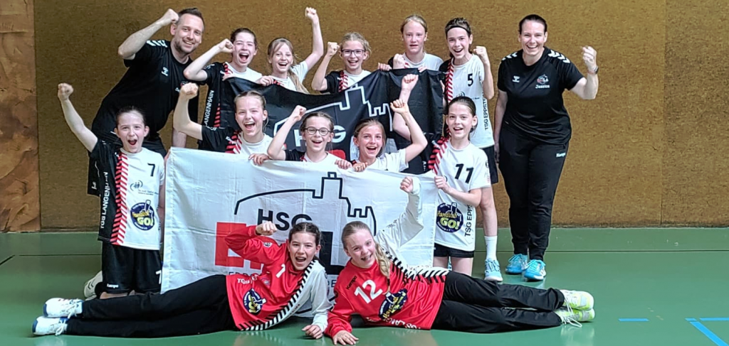 Mission completed 🚀 – weibliche D-Jugend zieht souverän in die Bezirksoberliga ein