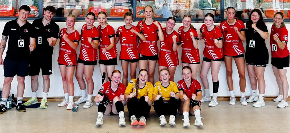 Weibliche B‑Jugend der HSG EppLa zieht als Gruppensieger der Runde 2 in die Regionalliga ein