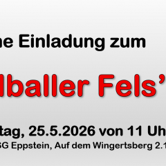 Einladung zum Handball Fels’chen am 25.05.2026