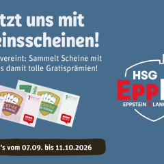 REWE-Aktion „Scheine für Vereine“ – unterstützt die HSG EppLa!